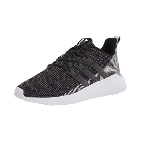 Adidas KZG47 Men's Questar Flow Sneaker, 7, Black/White