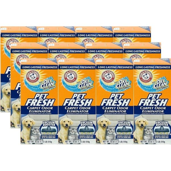 Arm & Hammer Pet Fresh Carpet Odor Eliminator, 12 Count