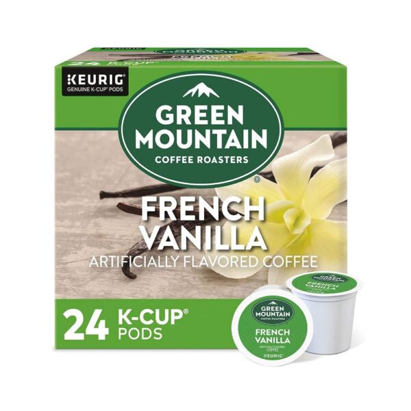 Green Mountain Coffee Roasters French Vanilla K-Cup Pods, 24 Count