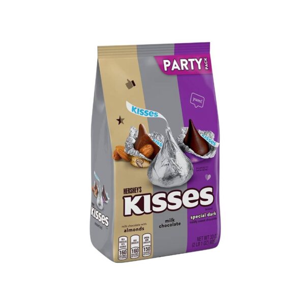 Hershey's Kisses Milk Chocolate with Almonds, 33 Oz