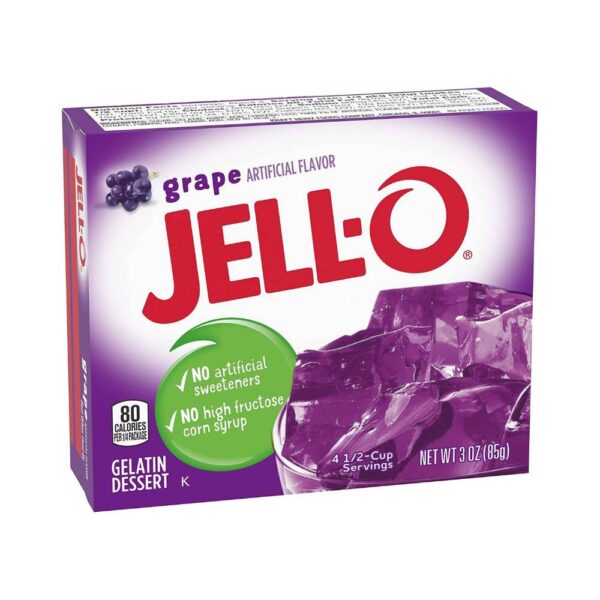 Jell-O Grape Gelatin Dessert, 3 Oz