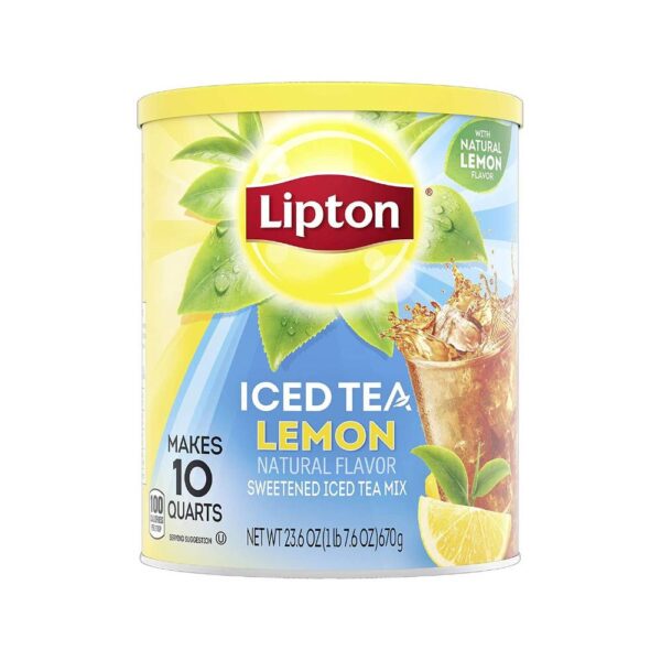 Lipton Lemon Iced Tea Mix, 25.1 Oz