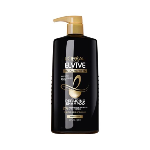 L'Oreal Paris Elvive Total Repair 5 Repairing Shampoo, 28 Fl Oz