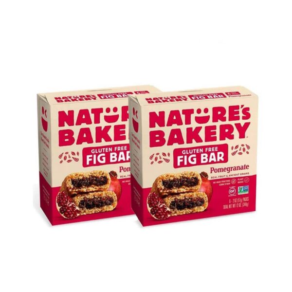 Nature's Bakery Pomegranate Mate with Ancienr Grains Fig Bar, 12 Count