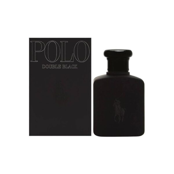 Ralph Lauren Polo Double Black For Men Eau De Toilette Spray, 4.2 Fl Oz