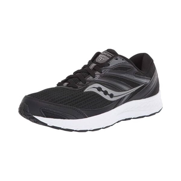 Saucony S20559-1 Men's Cohesion 13 Walking Shoe, 7, Black/White