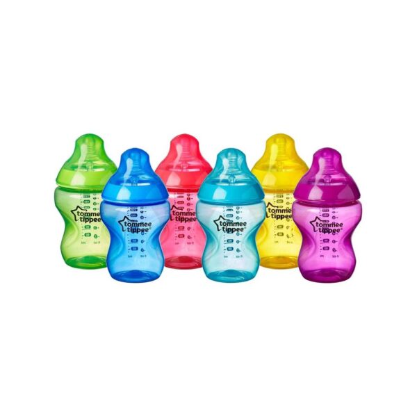 Tommee Tippee Nature Fiesta Baby Feeding Bottles, 6 Pack