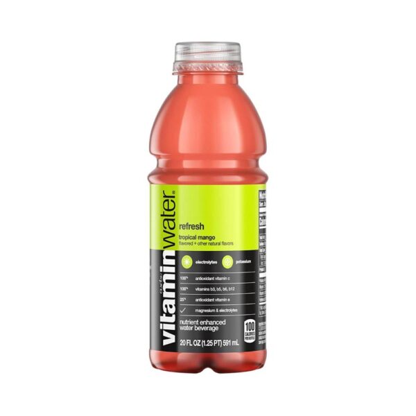 Vitaminwater Refresh Tropical Mango Drink, 20 Fl Oz