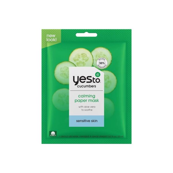 Yes To Cucumbers Soothing Calming Paper Mask, 0.67 Fl Oz