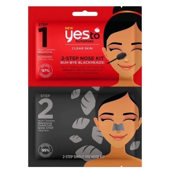 Yes To Tomatoes 2-Step Nose Strip Blackheads, 0.25 Fl Oz